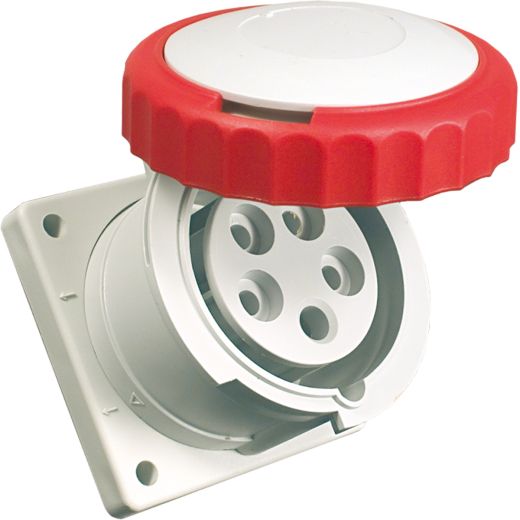 Presa da incasso 3P+N+T 32A 400V 6h, IP67