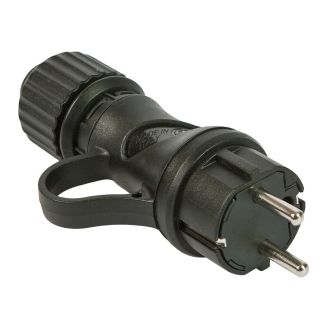 Plug S31 2P+E 16A demountable HI-PRO IP44, black colour